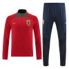 Portugal Quarter Zip Sweat d'Entraînement 2022 Rouge Pour Homme